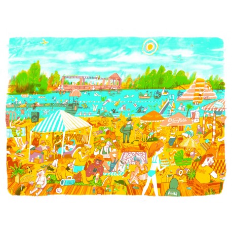 „Strandbad am Wannsee“ – Zille-Adaption von Mawil